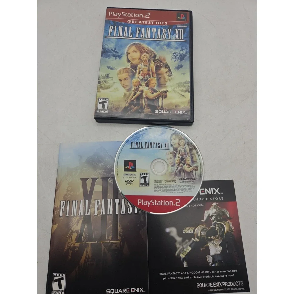 Final Fantasy XII (Sony PlayStation 2, PS2) Complete CIB Tested